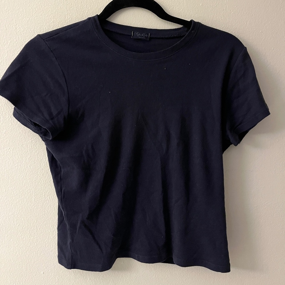 John Galt Navy Blue Small tee